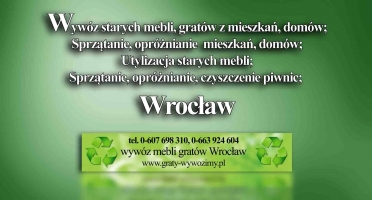 Wywóz,utylizacja starych mebli Wrocław,opróżnianie mieszkań,piwnic Wrocław